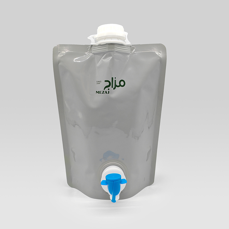 Huadi customized 2L bag in box super pouch for coffee, juice, olive oil with v top